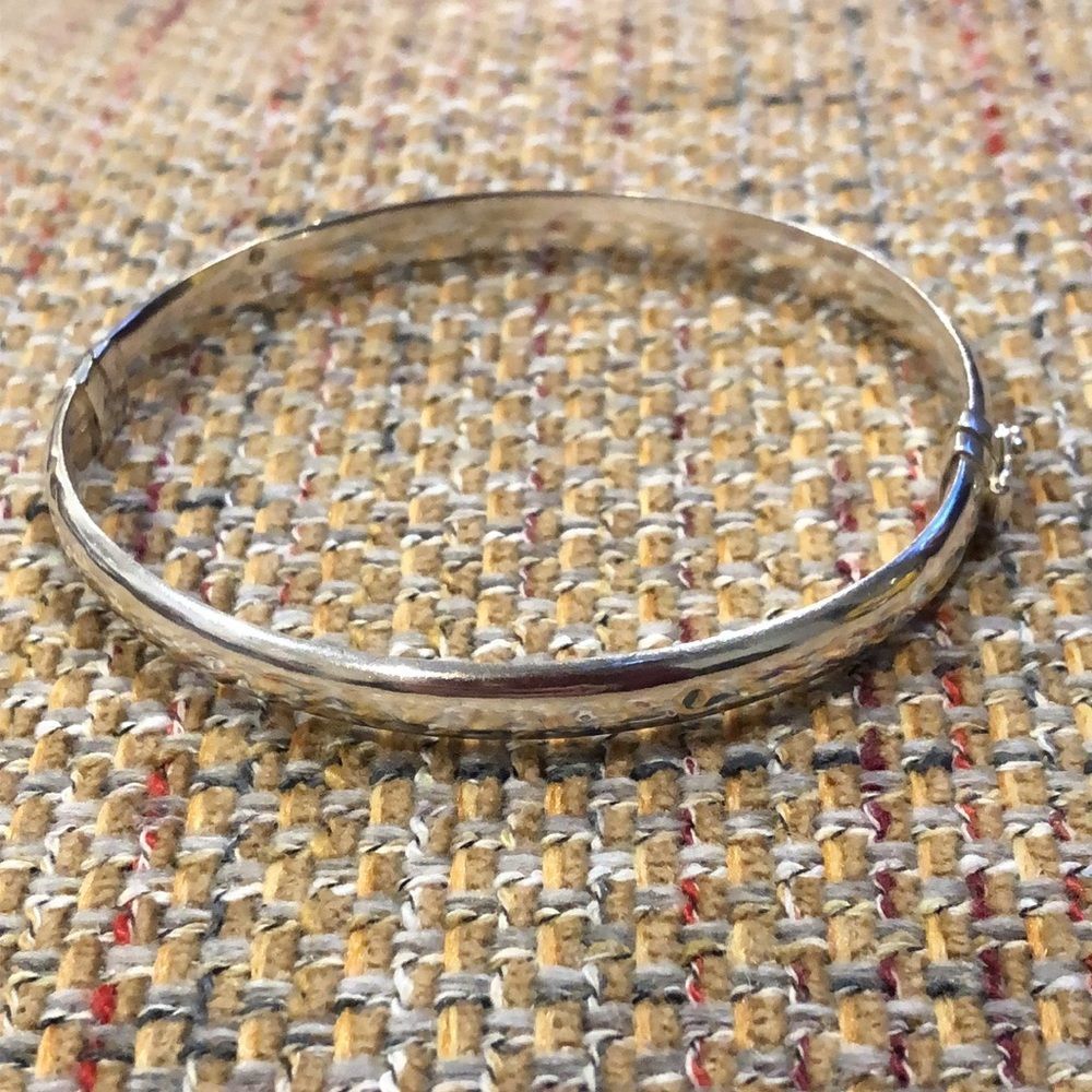 Sterling Silver Spring Closure Locking Clasp Clos… - image 2